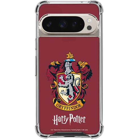 Wizarding World Harry Potter Gryffindor House Crest Pixel 9 Pro XL Clear Case